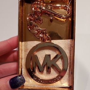 ROSE GOLD MK Keychain